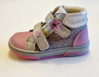 24-es LINEA cipő lányoknak - rózsaszín-ezüst-szürke