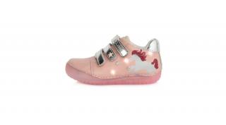 36 DDSTEP cipő lányoknak - villogó - Unikornisos - Pink