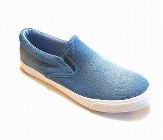 Női slip on cipő - világosfarmerkék