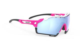 SZEMÜVEG CUTLINE PINK FLUO-WHITE/BLACK BUMPERS/MULTILASER ICE LIMITED EDITION