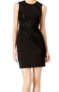 Calvin Klein fekete luxus ruha XS-S-es