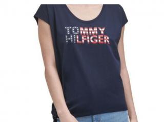 Tommy Hilfiger éjkék póló L