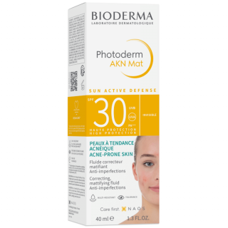 BIODERMA Photoderm AKN MAT Fényvédő krém SPF30 (zsíros bőrre) 40ml