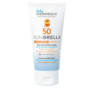 Dermedic Sunbrella Fényvédő arckrém gyermekeknek és babáknak SPF50 50g