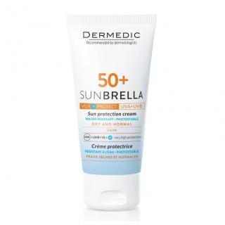 Dermedic Sunbrella Fényvédő arckrém száraz és normál bőrre SPF50+ 50ml