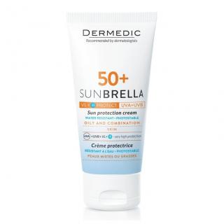 Dermedic Sunbrella Fényvédő arckrém zsíros és kombinált bőrre SPF50+ 50ml