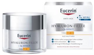 Eucerin Hyaluron-Filler 3X Effect ráncfeltöltő nappali krém SPF30 - 50ml