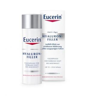 Eucerin Hyaluron-Filler Ráncfeltöltő nappali arckrém normál, vegyes bőrre 50ml