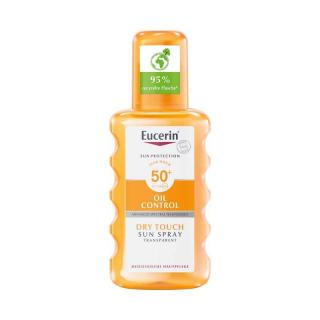 Eucerin Sun Oil Control Dry-Touch SPF50+ színtelen napozó SPRAY 200ml