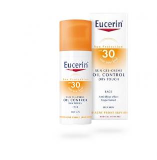 Eucerin Sun Oil Control napozó krém-gél arcra FF30 50ml