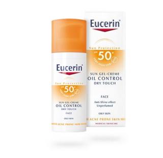 Eucerin Sun Oil Control napozó krém-gél arcra FF50+ 50ml