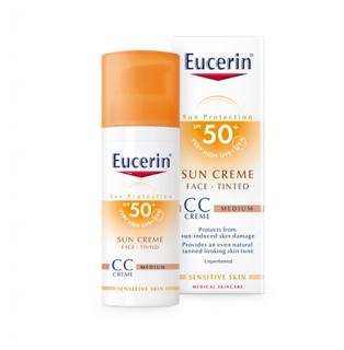 Eucerin Sun Photoaging Control SZÍNEZETT napozó krém arcra medium FF50+ 50ml