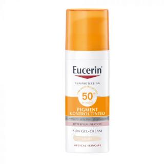 Eucerin Sun Pigment Control gél-krém SPF50+ SZÍNEZETT Light 50ml