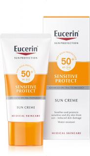 Eucerin Sun Sensitive Protect napozó krém arcra SPF30 50ml