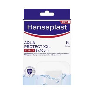Hansaplast MED Aqua Protect XXL Sebtapasz 10cm*8cm 5db