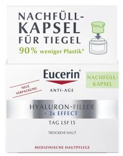 Hyaluron-Filler 3x Effect ráncfeltöltő nappali krém SPF15 minden bőrtípusra ÖKO utántöltő 50ml