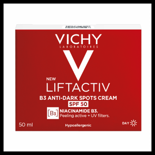 Liftactiv B3 sötét foltok elleni arckrém SPF50 fényvédővel 50ml