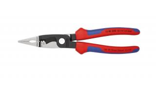 Knipex Szerelőfogó saruzóval, kétkomponensű nyél, kábelvágás