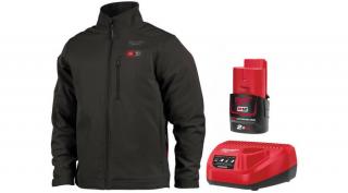 Milwaukee M12 HJ BL5-201 (XXL) prémium fűthető kabát, szürke (1 x 2.0 Ah Li-ion akkuval)
