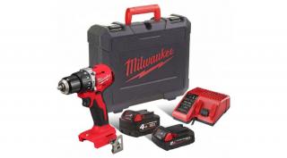 Milwaukee M18 BLPDRC-422C akkus ütvefúró-csavarozó (1 x 2.0 Ah és 1 x 4.0 Ah Li-ion akkuval, kofferben)