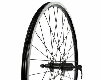 28" 622 32h DF QR, Shimano TX 500 fekete hátsó kerék