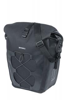 Basil Navigator Waterproof single bag L, fekete csomagtartó táska