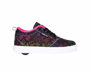 Heelys Pro 20 black/rainbow/neon pink