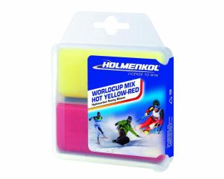 Holmenkol Worldcup MIX HOT Yellow-red 2x35g