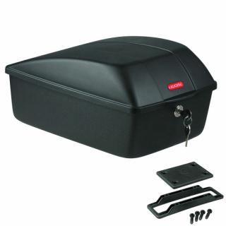 Klickfix Bike Box GTA, fekete csomagtartó doboz