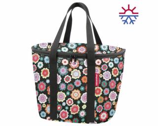 Klickfix Iso Bag happy flowers, thermotáska első kosárhoz