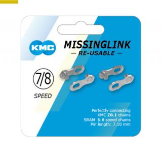 KMC MissingLink CL571R 7/8 sebességes lánc patentszem