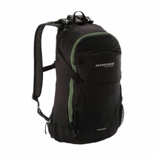 Kross Crafter 25L, fekete/zöld kerékpáros hátizsák