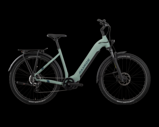 R Raymon Tourray Select Wave 27.5", M váz, 8S Altus, mint/aqua/cotton, e-city bike