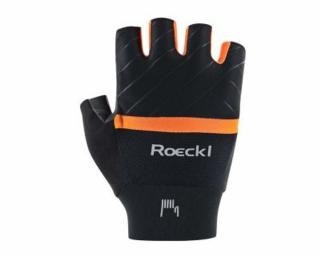 Roeckl Bonau2 black/orange rövid kerékpáros kesztyű