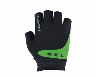 Roeckl Itamos2 black/classic green rövid kerékpáros kesztyű