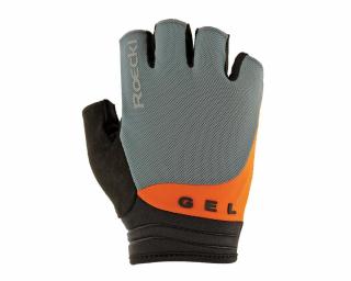 Roeckl Itamos2 hurricane grey/orange pearl kerékpáros kesztyű