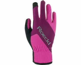 Roeckl Zarasai rose violet/purple gyerek kerékpáros kesztyű