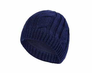 Sealskinz Cable Knit Beanie, kék sapka