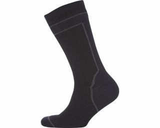 Sealskinz HydroStop Mid Weight Mid, fekete zokni