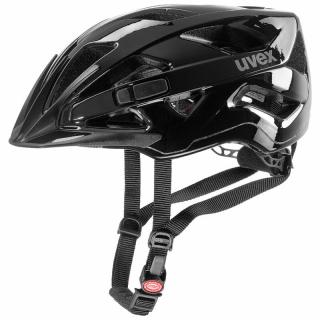 Uvex Active, black shiny kerékpár sisak