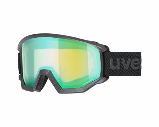 Uvex Athletic FM black matt dl/green-lgl síszemüveg