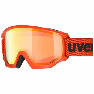 Uvex Athletic FM, fierce red/orange síszemüveg
