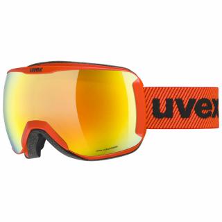 Uvex Downhill 2100 CV, fierce red matt/mirror orange-green síszemüveg