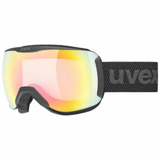 Uvex Downhill 2100 V, black matt/mirror rainbow-clear síszemüveg