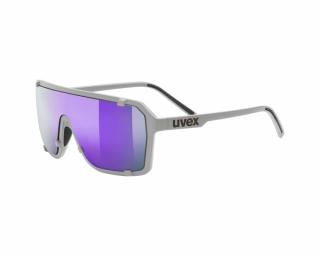Uvex Esntl Epic, grey matt/mirror purple napszemüveg