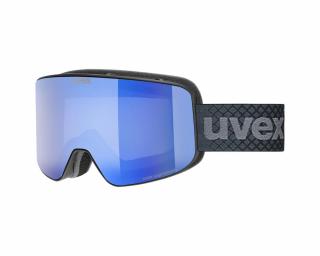 Uvex Pyrit FM black matt dl/blue-clear síszemüveg