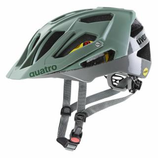 Uvex Quatro CC MIPS, moss green-rhino mat kerékpár sisak