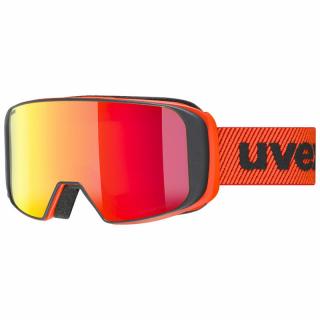 Uvex Saga TO, fierce red mat/red-lasergold-clear síszemüveg