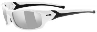 Uvex Sportstyle 211, white black/silver napszemüveg