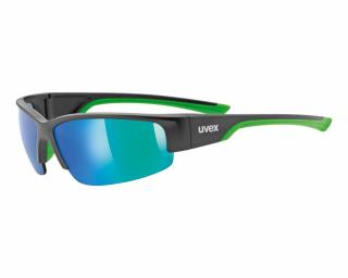 Uvex Sportstyle 215, black matt green/green napszemüveg